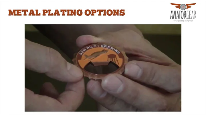 Aviator Gear Challenge Coin Plating Options