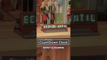Build an IOT countdown clock learn.adafruit.com/scrolling-countdown-timer #adafruit #3dprinting