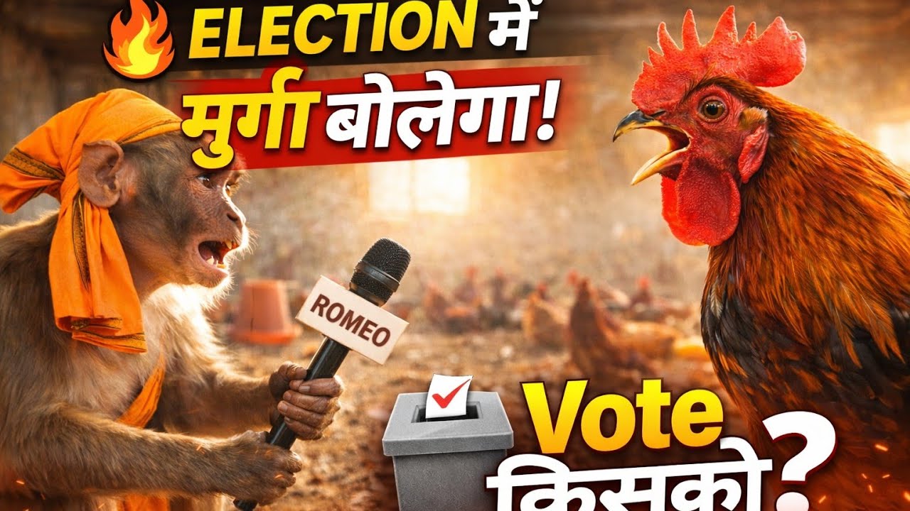 2026 Election का सबसे बड़ा मुद्दा – मुर्गा! 😂🔥 