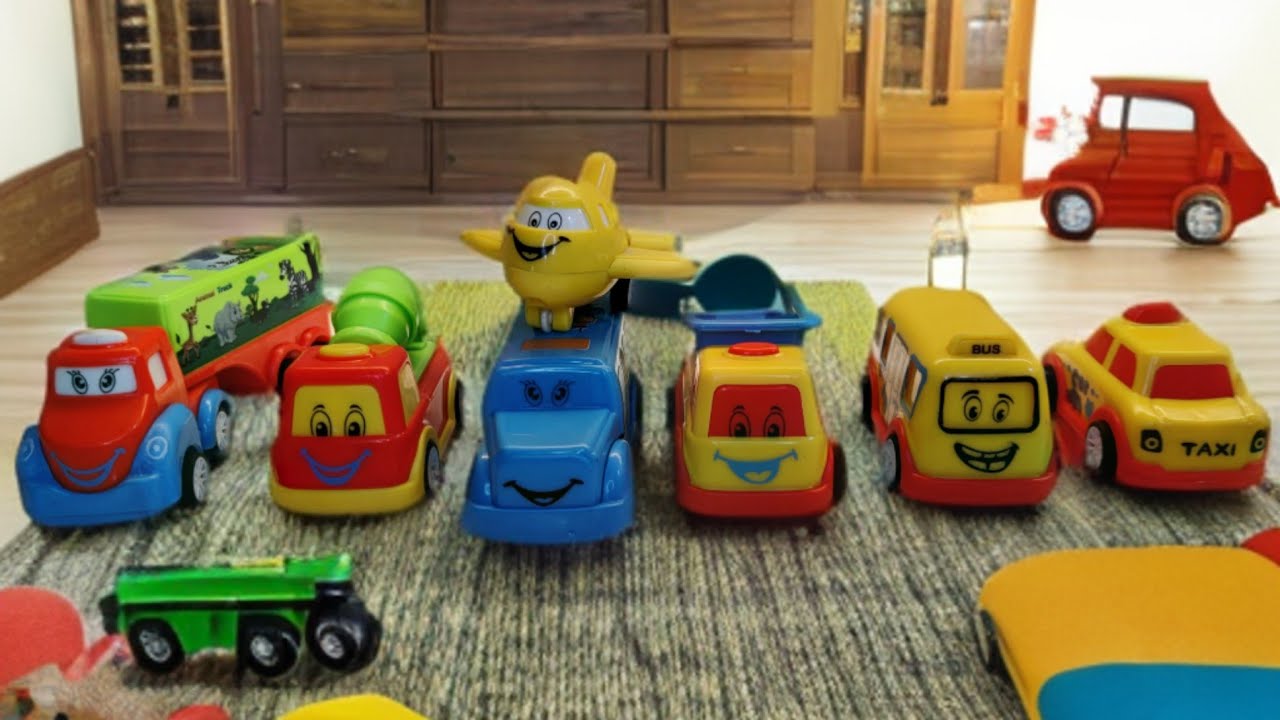 Unboxing Brand New Beautiful Toys | Unbreakable Pull Back Cars | Construction Toys | Vehicles Toys