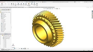 SolidWorks 2022 Tutorial - Design a Helical Worm Gear