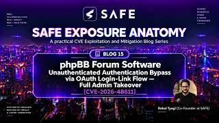 CVE-2026-48611: Critical phpBB Admin Takeover Explained | SAFE Security