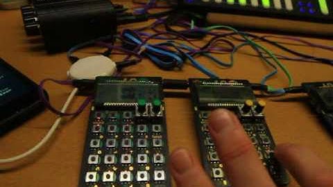 Teenage Engineering Pocket Operators Sync + Ableton live