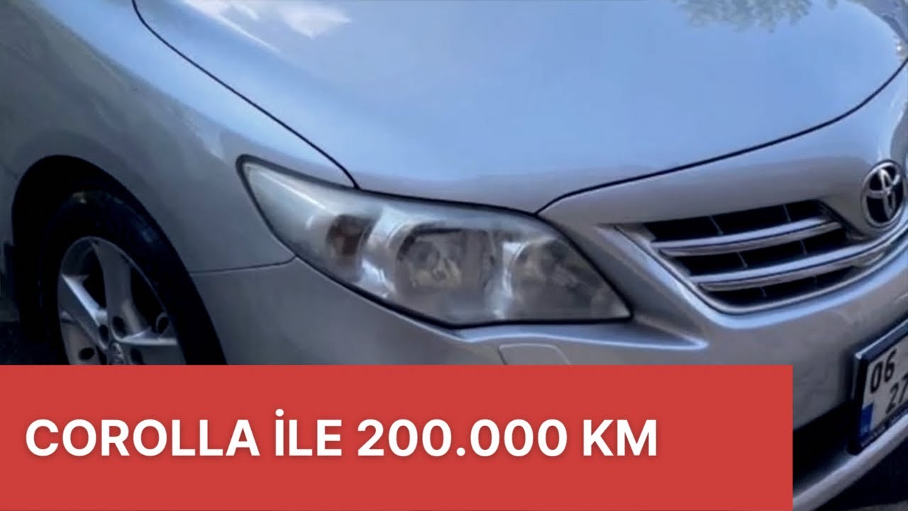 2011 Toyota Corolla Uzun Dönem Kullanım Testi 200.000 KM