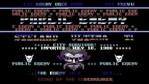 Public Enemy (PE) Intro 10 ! Commodore 64 (C64)