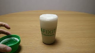 プロテインシェーカーでほうじ茶ソイラテを作りたい【アイス】【FIXIT】