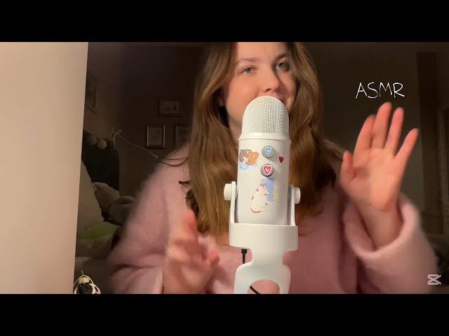 ASMR ramble & fabric scratching