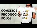 Qué debo tomar en cuenta al empezar a producir camisetas?