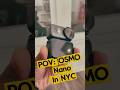 POV: Osmo Nano in NYC #youtubeshorts #osmonano
