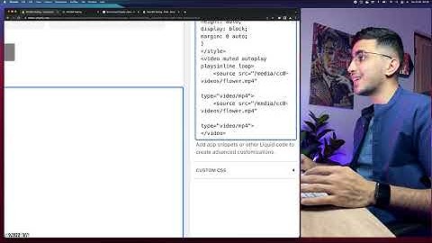 How To Add Video On Shopify Homepage With Autoplay