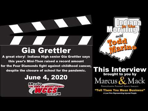 Indiana in the Morning Interview: Gia Grettler (6-4-20)