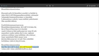 Kötü Ruhları Kovmak İçin Okunulacak Dua