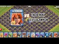 1000 VALKYRIE VS. TH18 FULL BASE MAX CANNONS || WHO WILL WIN?!