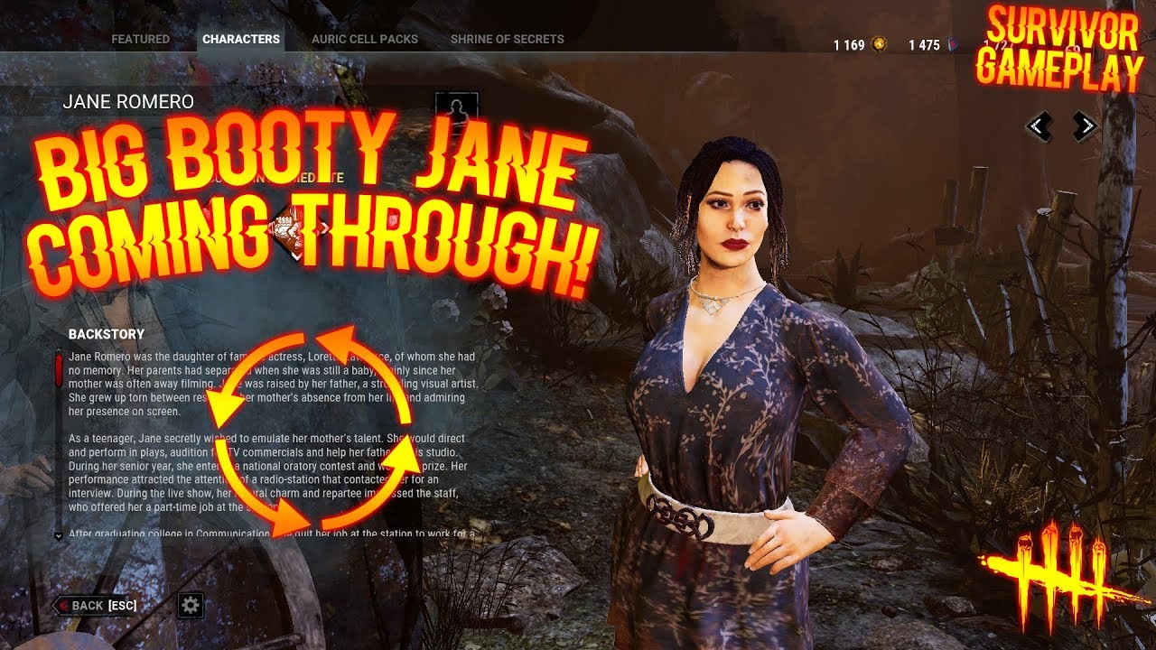 BIG BOOTY JANE COMING THROUGH! - Survivor Gameplay - Dead By Daylight