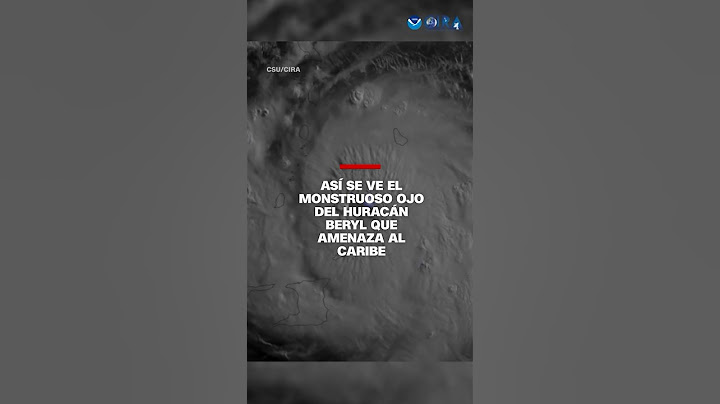 Asi se ve el monstruoso ojo del huracán #Beryl que amenaza al Caribe
