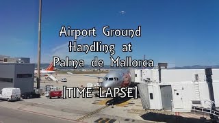 Palma de Mallorca Airport | Aircraft Ground Handling | Time Lapse