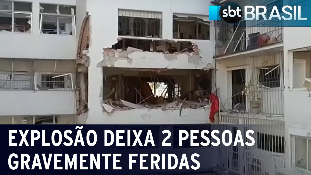 Explosão destrói parte de prédio residencial no Uruguai | SBT Brasil (22/07/22)