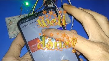 B4A: Create APK  Android App LEDs Controller IoT for ESP8266 12-f with JSON Request on Local Network