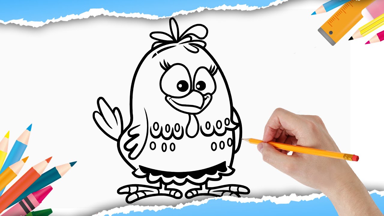 Como desenhar a GALINHA PINTADINHA fácil (Passo a Passo) Cómo Dibujar ...