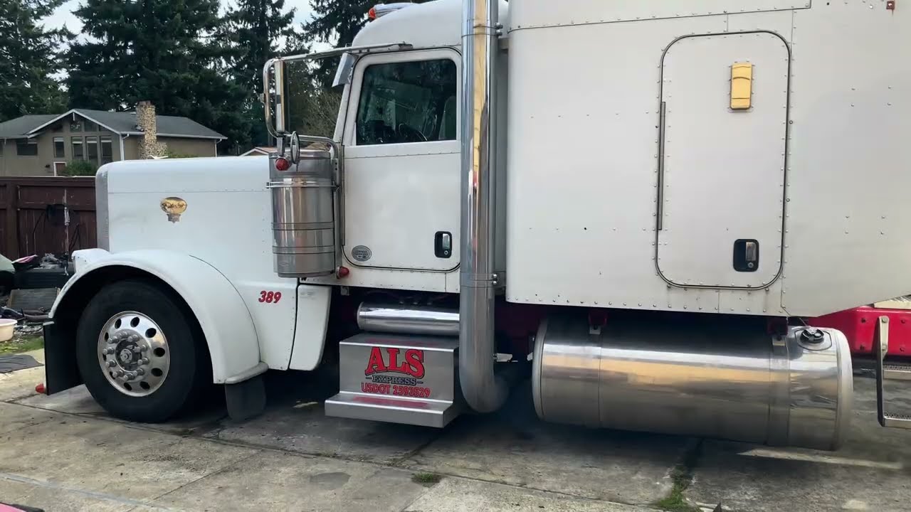 February 28, 2026 немного работы и субботник с Peterbilt 389