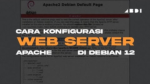 Cara Konfigurasi Apache Web Server di Debian 12 VirtualBox