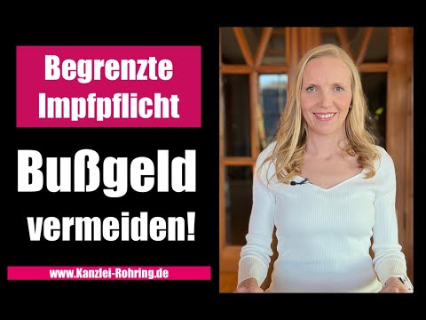 Begrenzte Impfpflicht: Bußgeld vermeiden  #Leistungsverweigerungsrecht