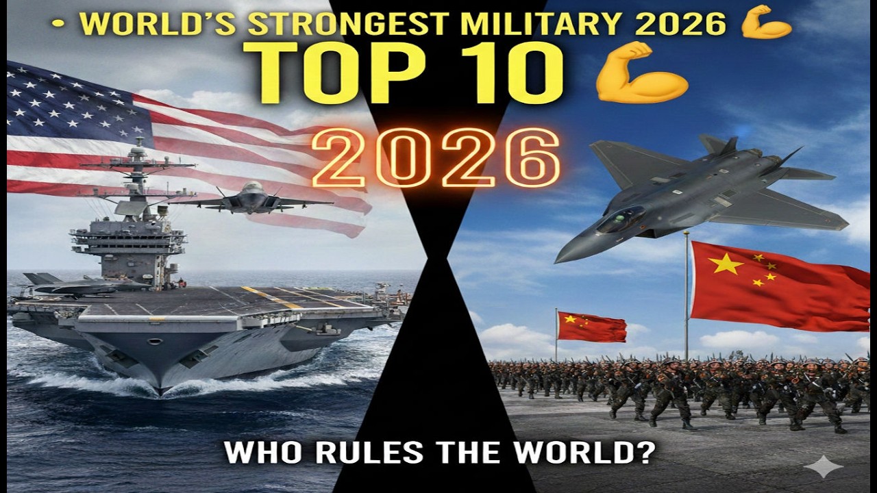 “Top 10 Most Powerful Countries in the World 2026 🇺🇸🇨🇳🇷🇺 | Military ...