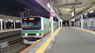 【成田線】878M E231系 マト116編成 我孫子駅 到着シーン