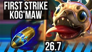 KOG'MAW vs DRAVEN (MID) | First Strike | KR Diamond | 26.7
