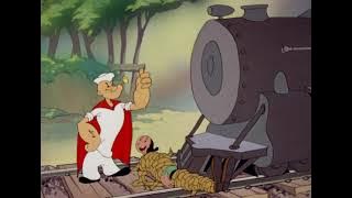 Popeye versus Super-Bluto (Popeye the Sailor Man - 'She-Sick Sailors')