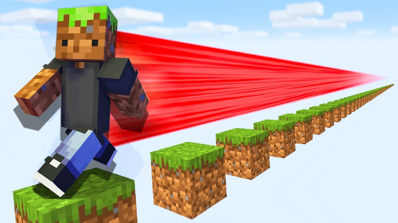 Minecraft ama 1.000.000 BLOK YÜRÜYORUM...
