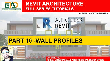 PART 10-EDITING WALL PROFILE(REVIT ARCHITECTURE FULL TUTORIALS SERIES)