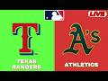 LIVE : Athletics Vs Texas Rangers | MLB 2026 | MLB Live Baseball Score | 04/26/2026