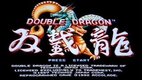 Double Dragon 1 (Genesis) Speedrun - Without dying