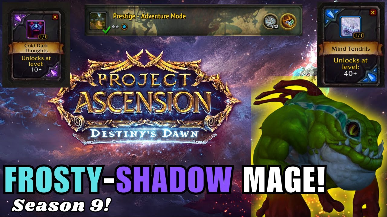 Ascension WoW Season 9! Frosty-Shadow Mage Adventure Mode! Custom ...
