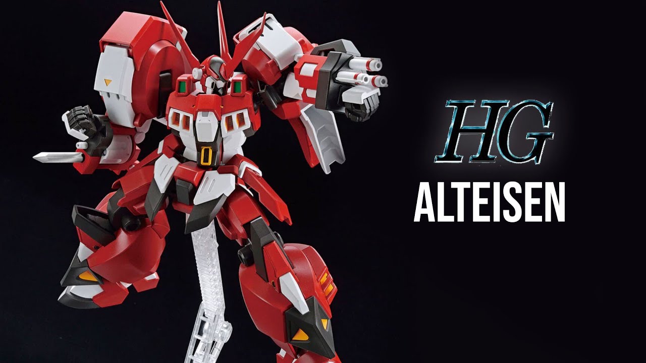 Bandai Gundam HG Alteisen 1/144 – Maquette SNAPFIT Sans Colle Ni Peinture, Figurine Articulée 13 Cm, Gunpla Classique, Dès 8 Ans