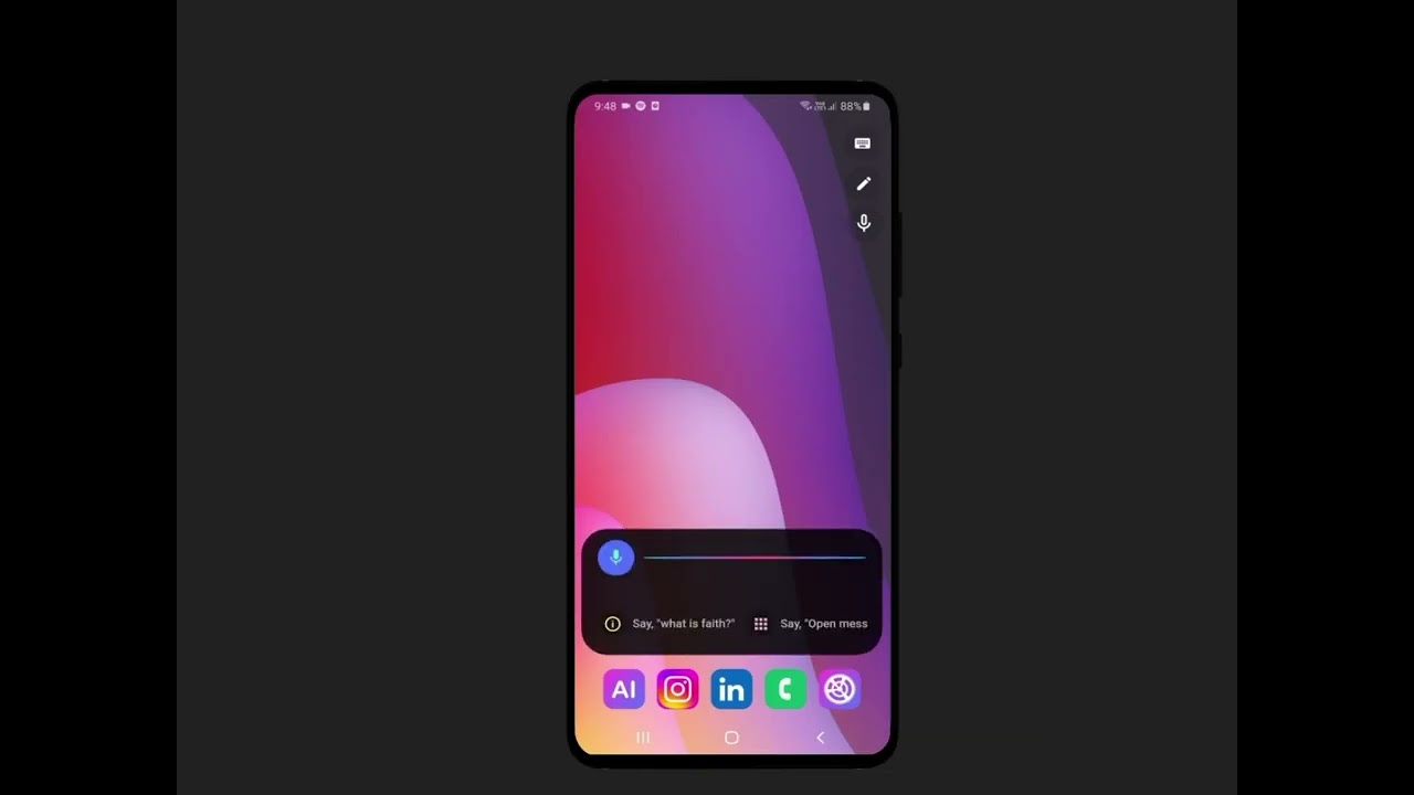 MuksOS AI Launcher | Voice Search Feature