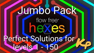 Flow Free Hexes - Jumbo Pack - Perfect Solutions for levels 1 to 150 screenshot 5
