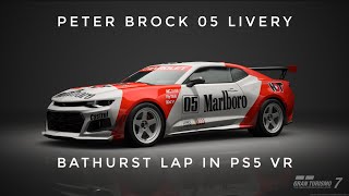 Peter Brock Livery Camaro Bathurst lap - Gran Turismo 7 - PS5 VR