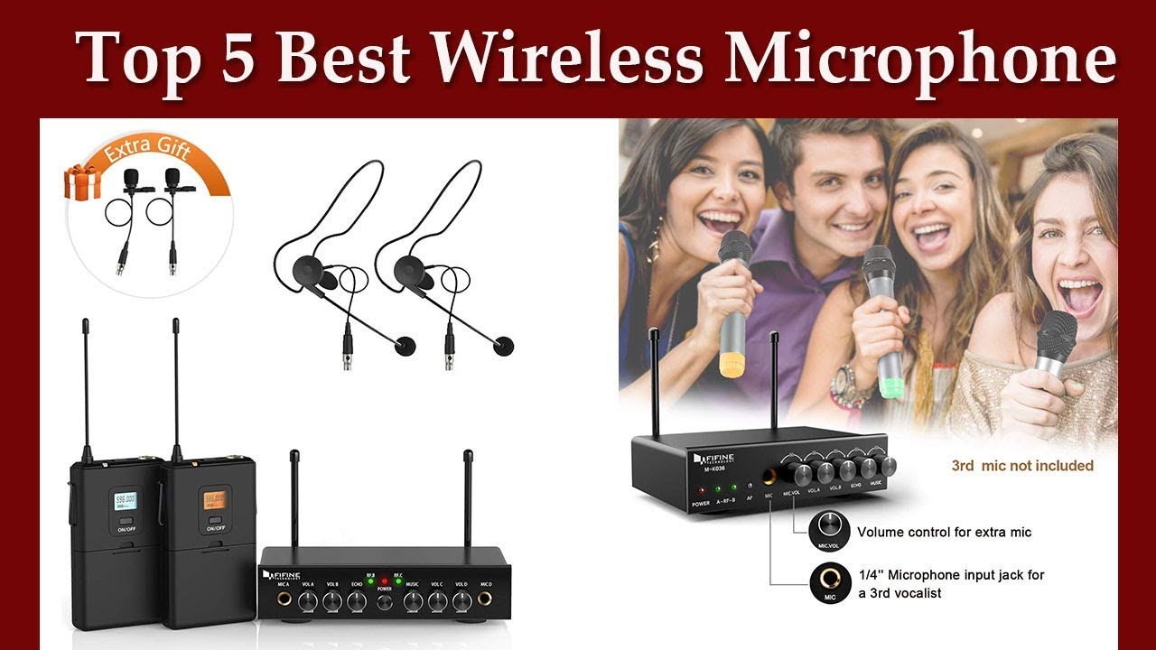 Top 5 Best Wireless Microphone YouTube