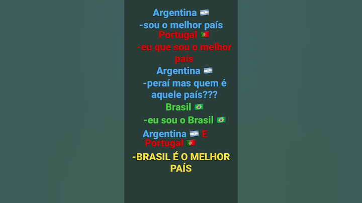 A disputa dos países