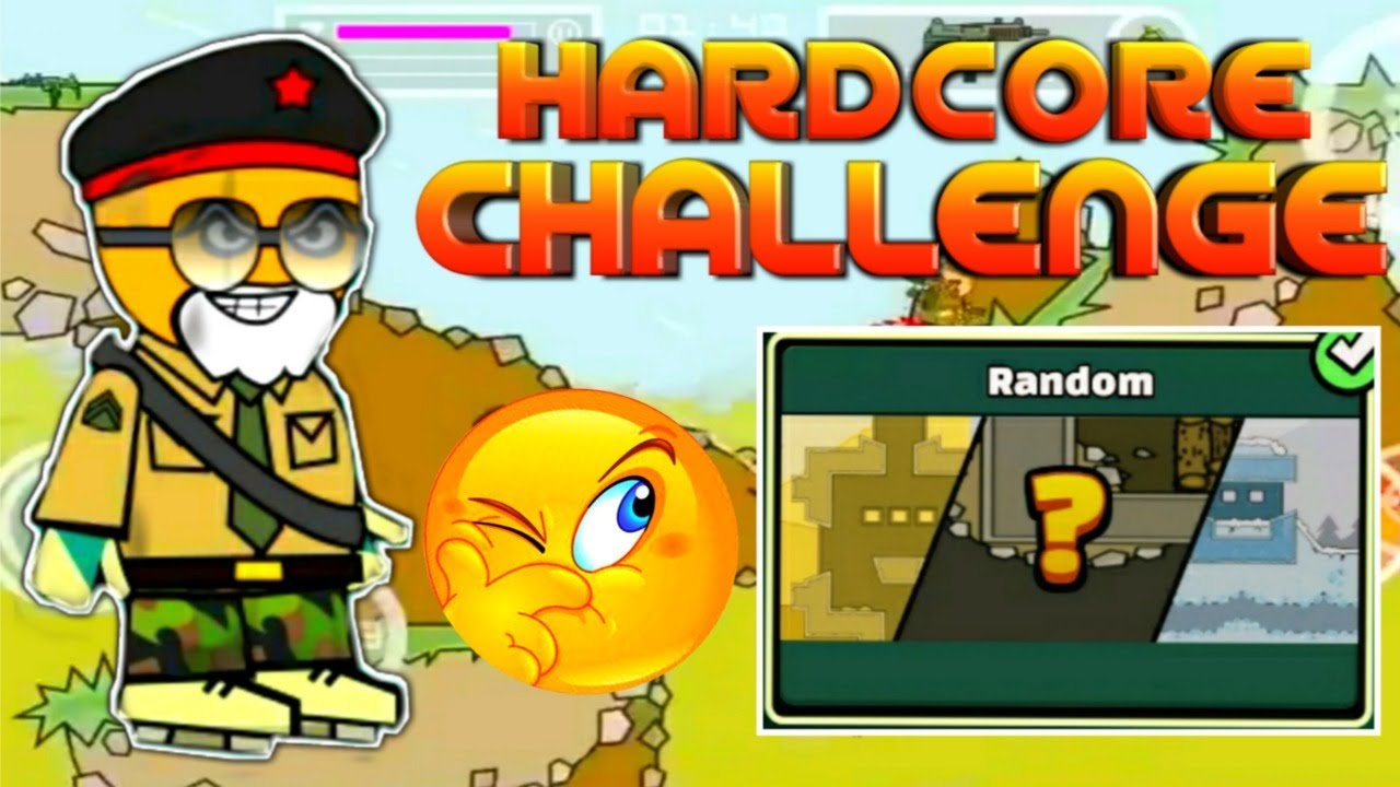 MINI MILITIA HARDCORE CHALLENGE RANDOM FUNNY GAMEPLAY #1