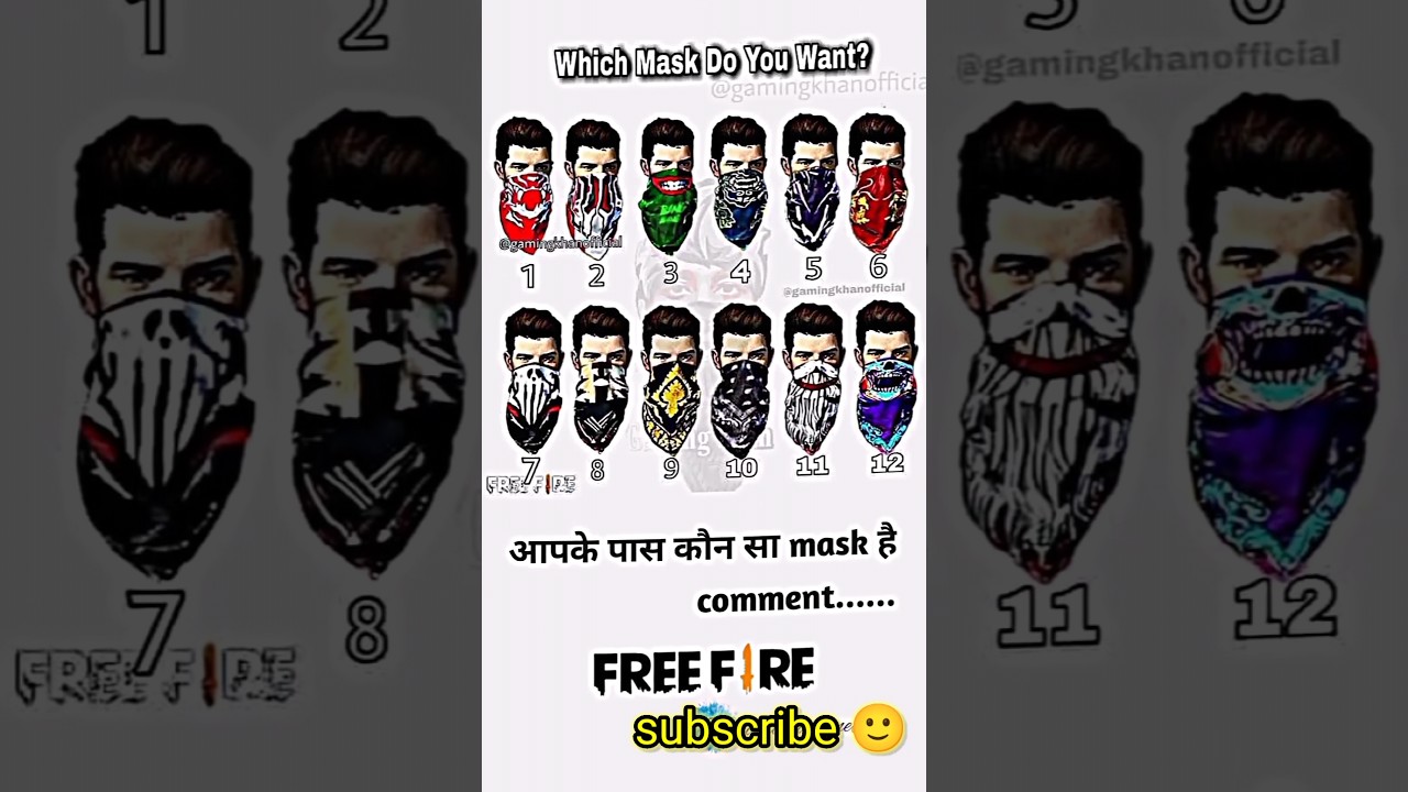 YOUR FAVOURITE MASK IN FREE FIRE NEW SHORTS 🥵😚