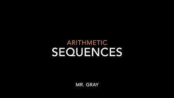 Arithmetic Sequences: Common Difference