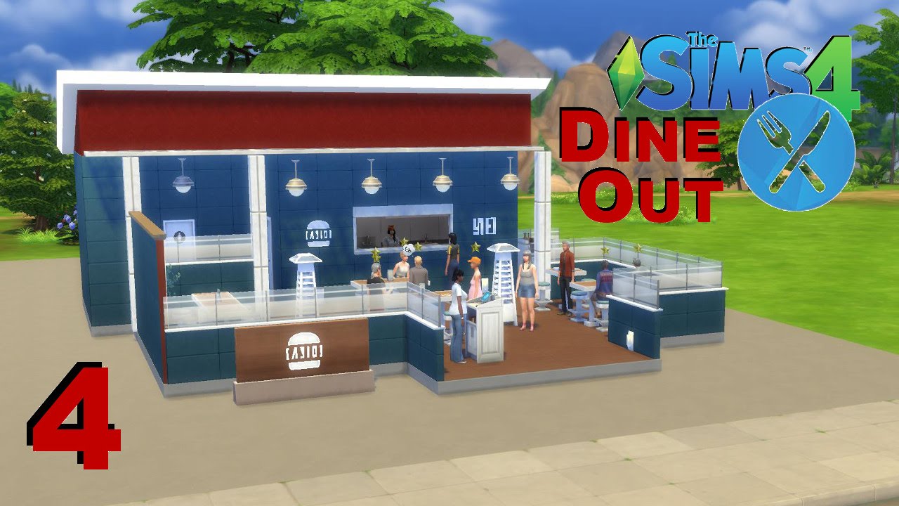 The Sims 4 Dine Out Part 4 Running a Restaurant from Home YouTube