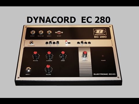 DYNACORD EC 280 Analog Echo 1977 | HD DEMO