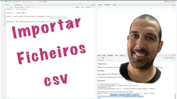 Introdução ao R - Como importar ficheiros csv