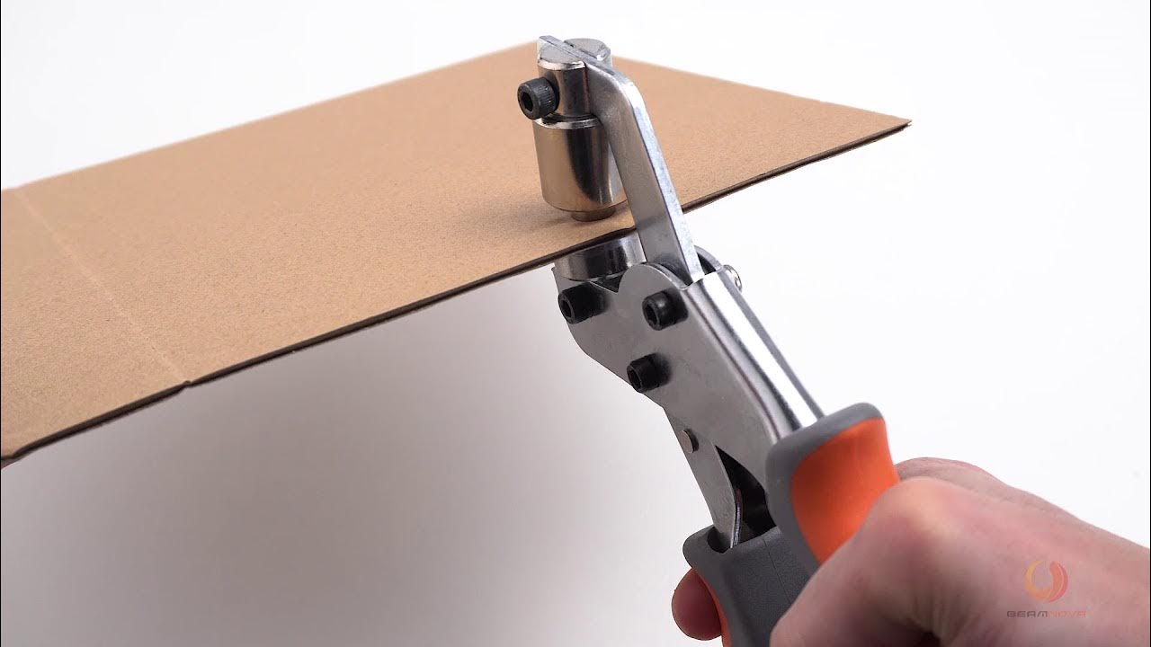 How to use grommet plier to set up a grommet? YouTube