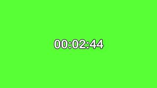 12 HOUR STOPWATCH TIMER | GREEN SCREEN