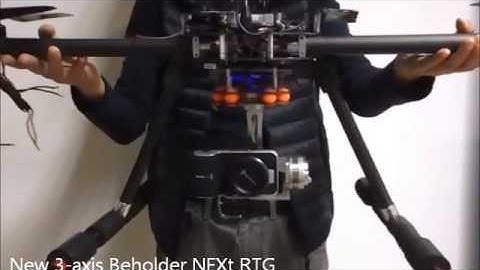 New 3-axis Beholder NEXt RTG @AlexMos  www.cnchelicopter.com video demo with music